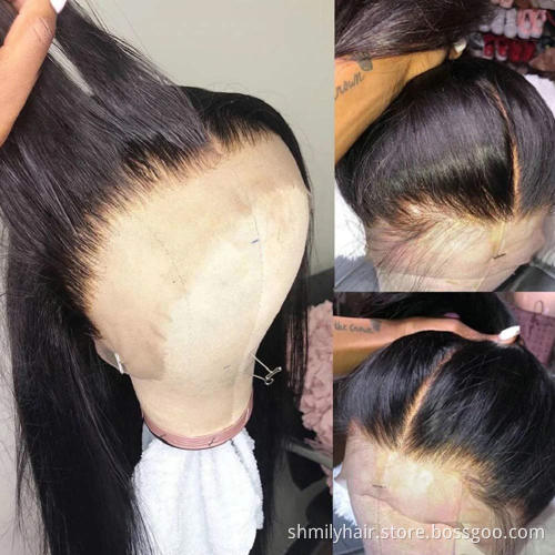 Wholesale Brazilian Lace Front Wigs Cuticle Aligned Virgin Hair Full Lace Closure Wigs Vendor Human Hair Wigs For Black Women
